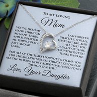 Mother's Day Gift for Mom from Daughter — “Without You There's No Me” Necklace