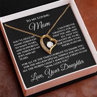 To My Mom — “Without You There's No Me” Necklace Gift From Daughter