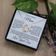 Mother's Day Gift for Mom from Son — “Without You There's No Me” Necklace