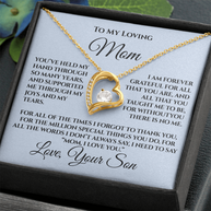 Mother's Day Gift for Mom from Son — “Without You There's No Me” Necklace