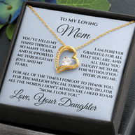 Mother's Day Gift for Mom from Daughter — “Without You There's No Me” Necklace
