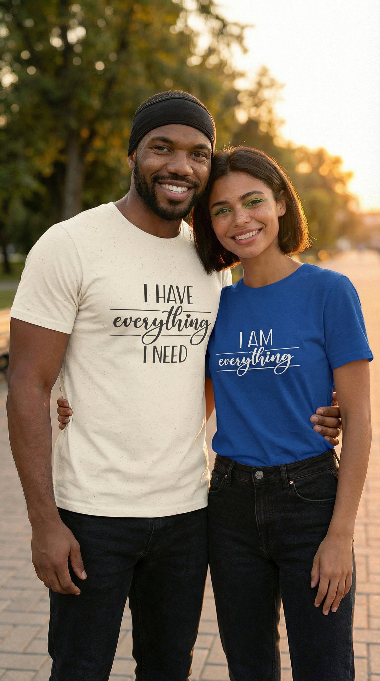 I Have Everything I Need T-Shirt | Matching Couple Shirts | Minimalist Self-Love Tee | I Am Everything Pair Shirt | Gift for Him or Her