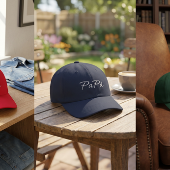 Gorra PaPa Script para papá | Gorra de algodón de perfil bajo, Gorra para uso diario