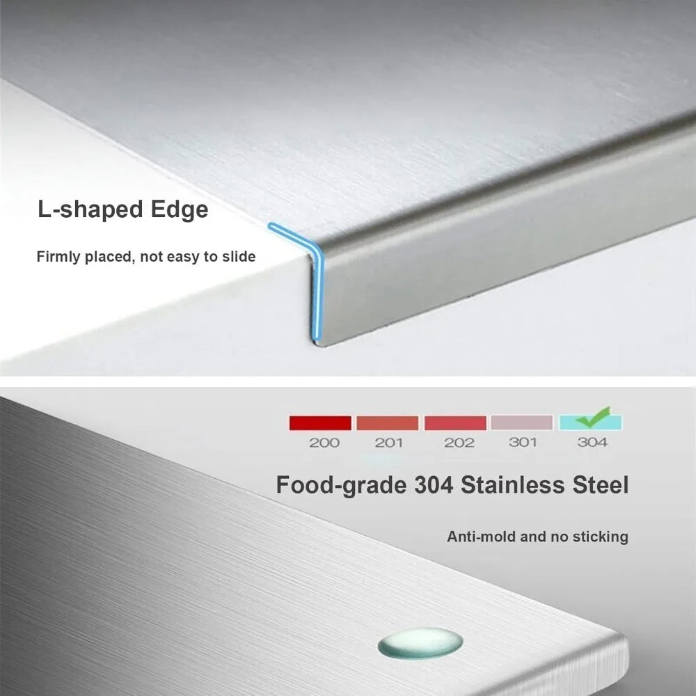 Stainless Steel Kitchen Prep Board