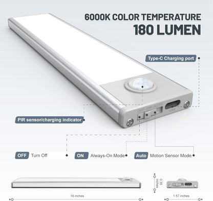 Wireless Motion Sensor Cabinet Lights