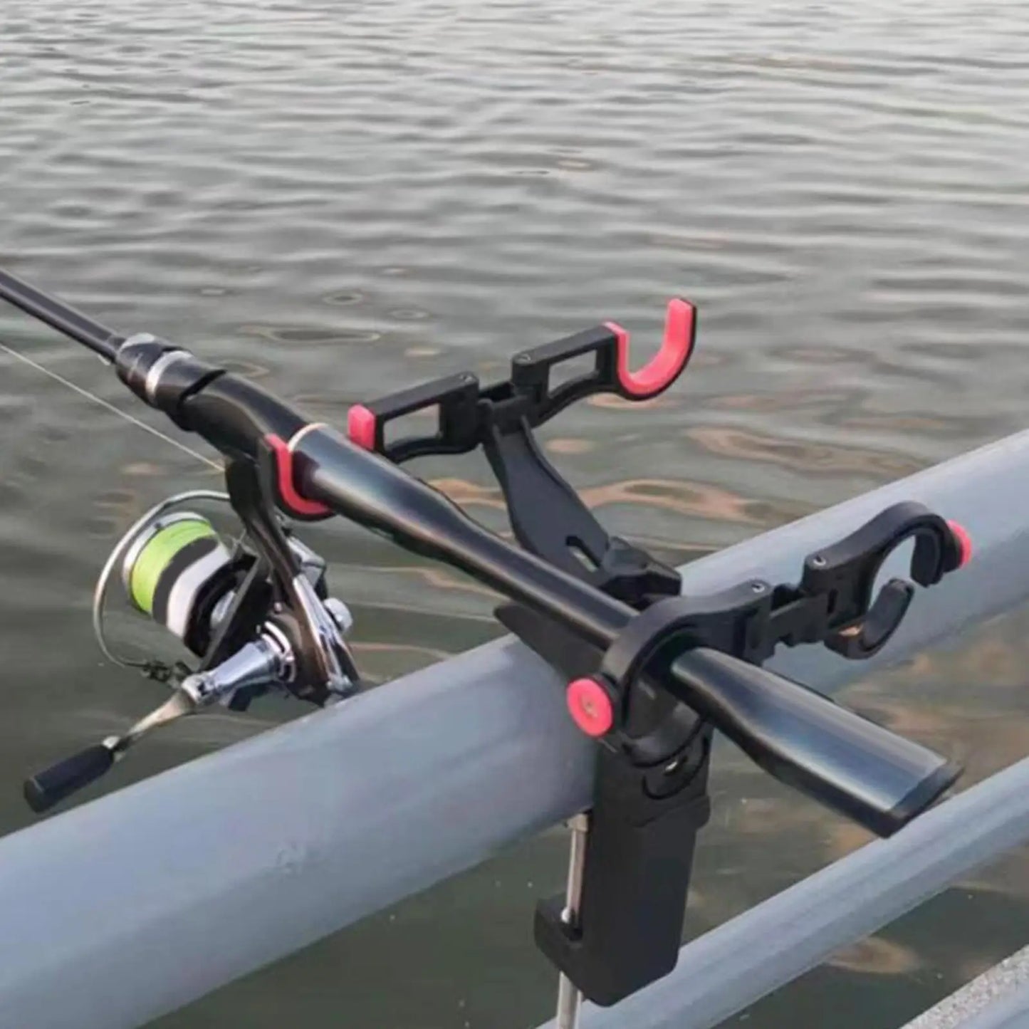 Rugged Clip On Boat Rod Holder