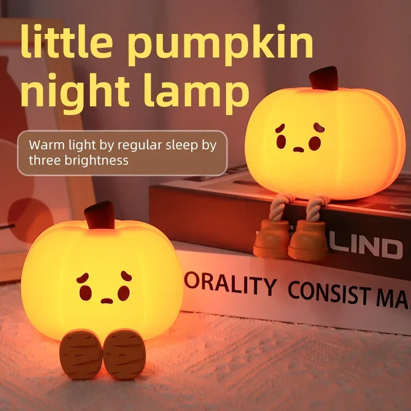 Acogedora Luz Nocturna de Calabaza