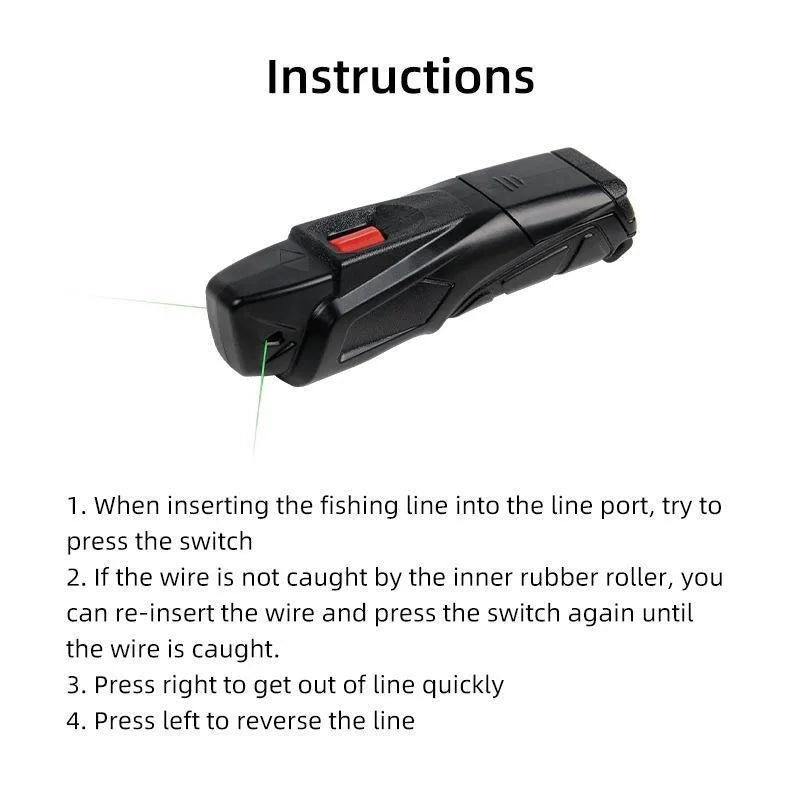 Compact QuickLine Fishing Line Stripper