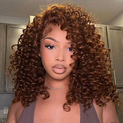Bouncy Curl Chocolate Wig