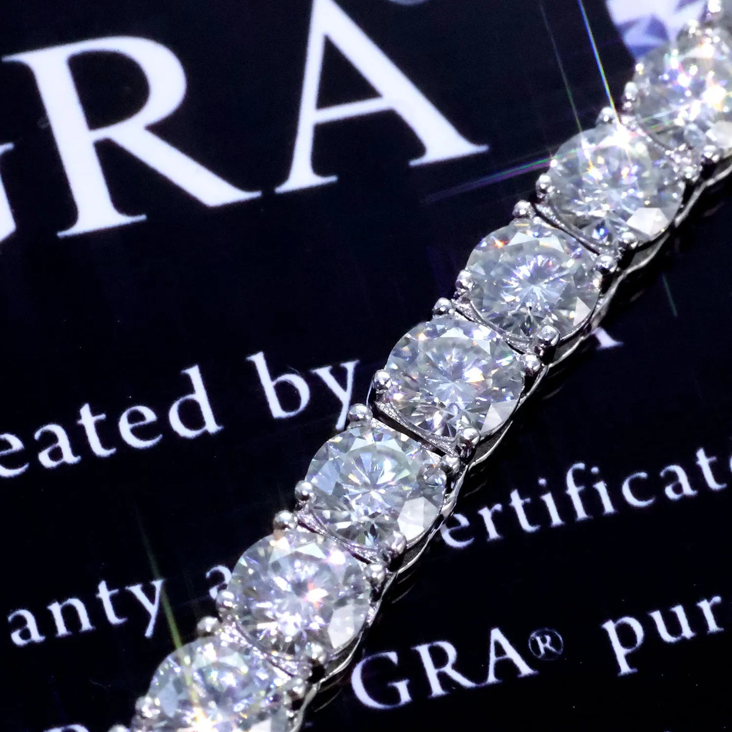 Sparkling Moissanite Glam Chain