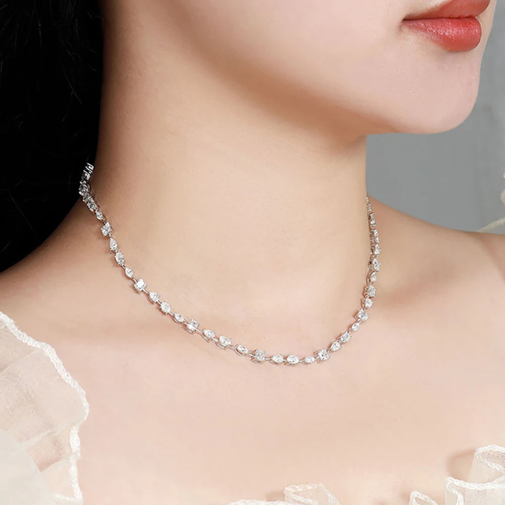 Moissanite Sparkle Necklace