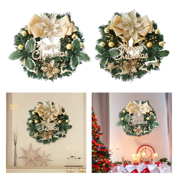 Evergreen Front Door Holiday Wreath