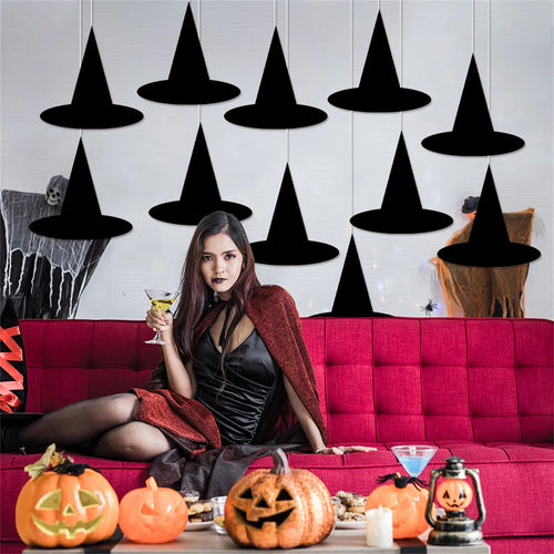 Floating Witch Hat Decor