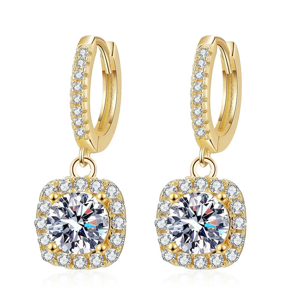 Timeless Gold Diamond Studs