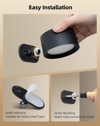 Lámpara de Pared Recargable Magnética