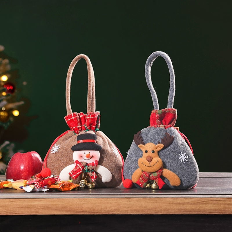 Festive Doll Gift Bags