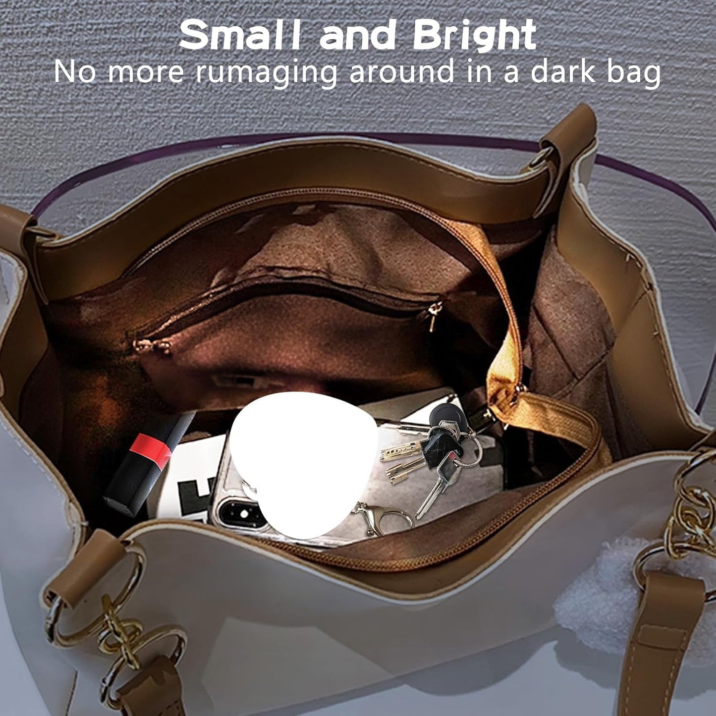 Magic Heart Purse Light