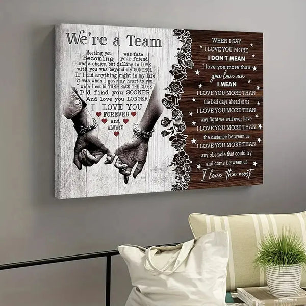 Together Canvas Love Art