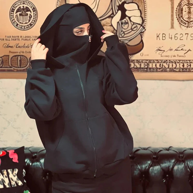 Sudadera gótica acogedora