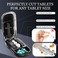 Portable Pill Cutter Box
