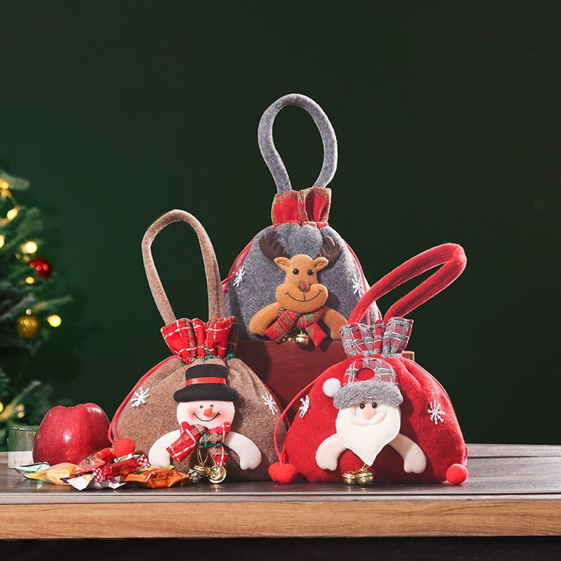 Festive Doll Gift Bags