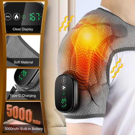 3-in-1 Heat + Massage Relief for Shoulders, Knees, and Elbows