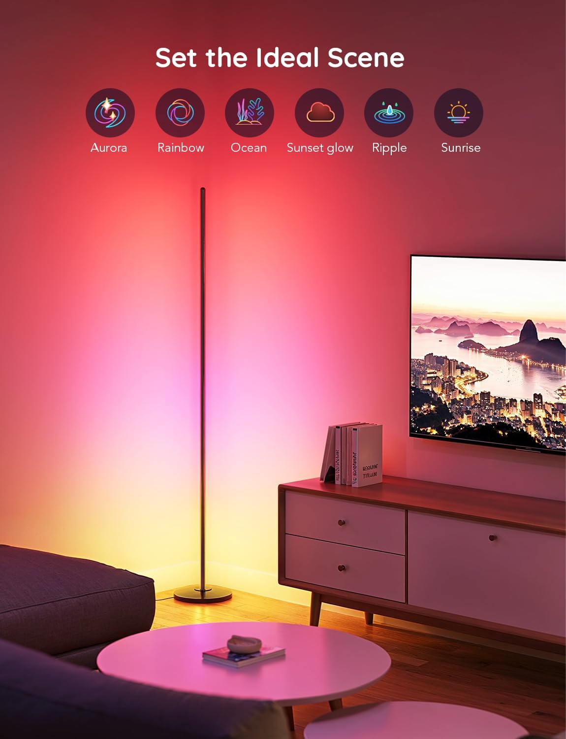 Party-Perfect LED Corner Lamp