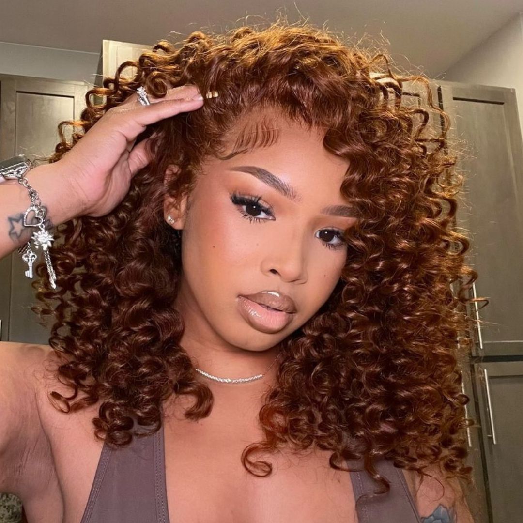 Bouncy Curl Chocolate Wig