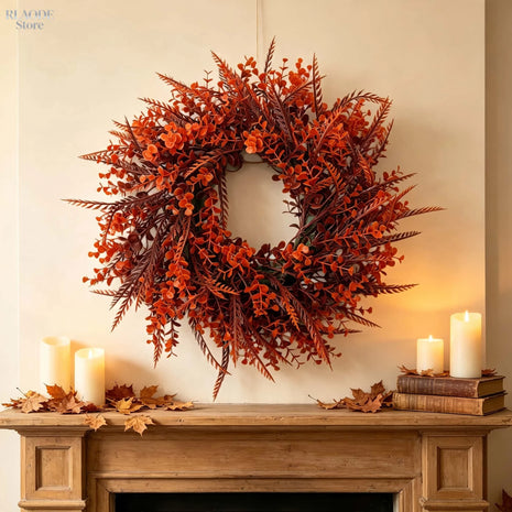 Autumn Eucalyptus Front Door Wreath