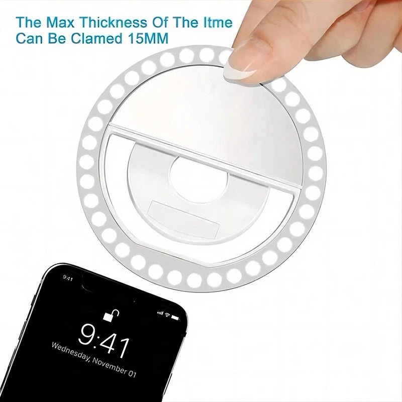 Glow-Up Selfie Ring Light