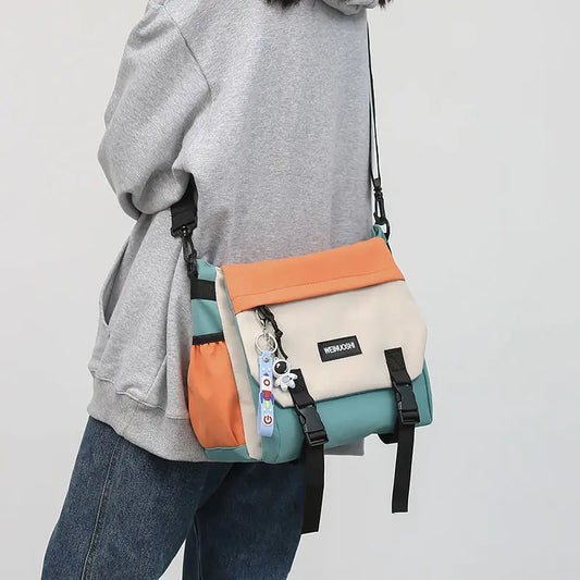 Stylish Nylon Crossbody Satchel