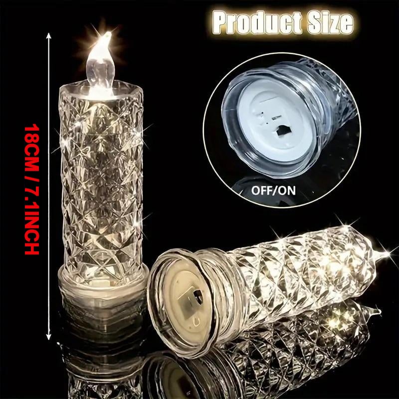LED Crystal Candle Lights