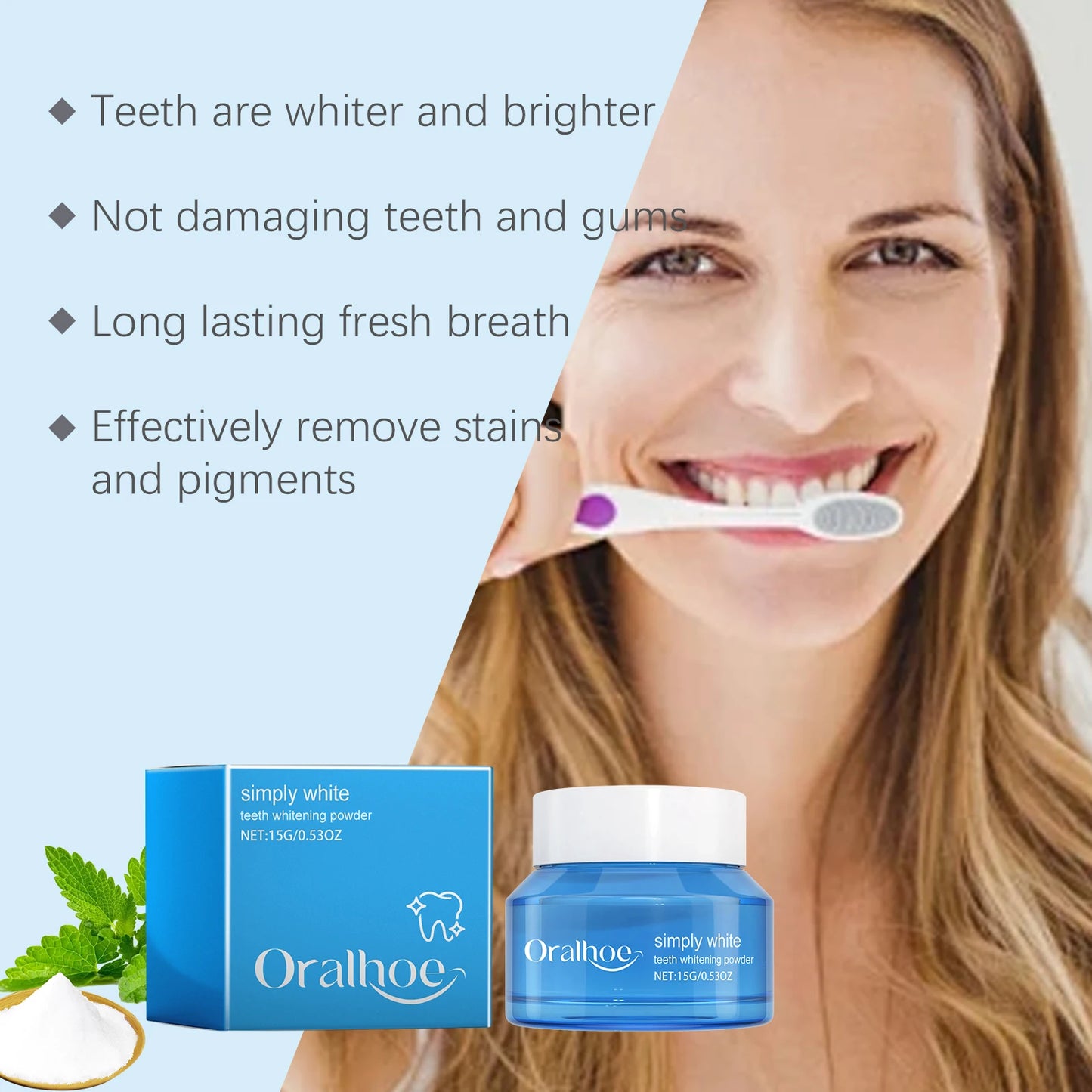 BrightSmile Tooth Powder