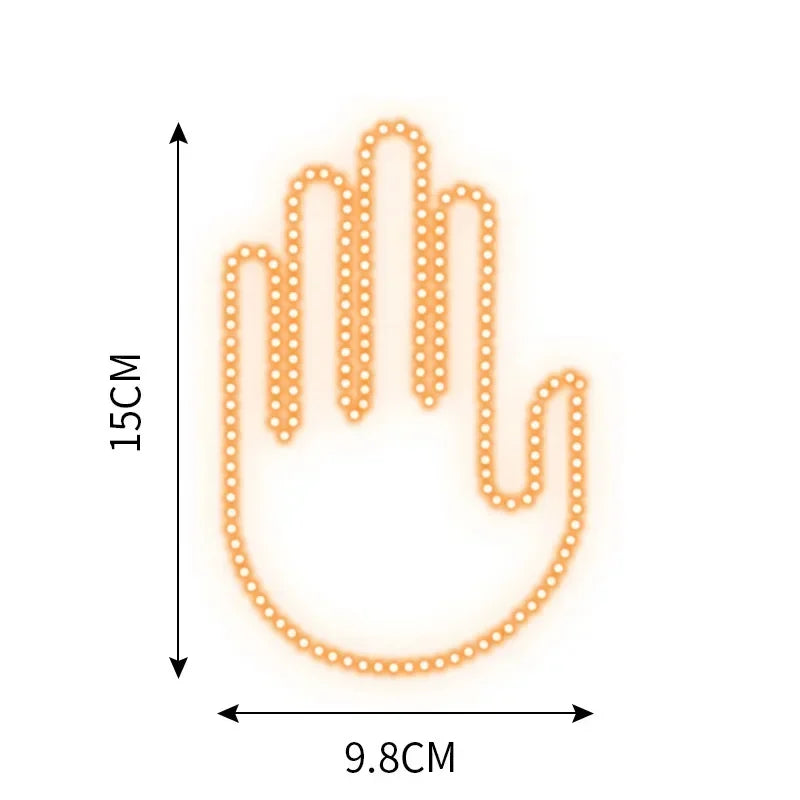Road Rage Gesture Car Light