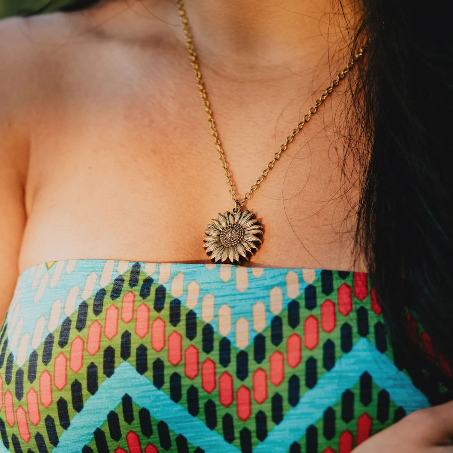 Radiant Sunflower Pendant