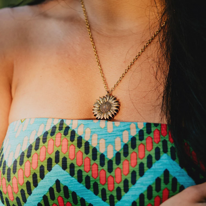 Radiant Sunflower Pendant