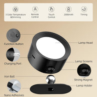 Lámpara de Pared Recargable Magnética