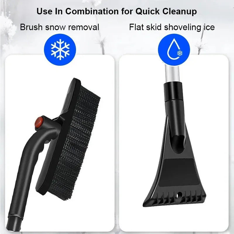 QuickGrip Extendable Snow Shovel Brush