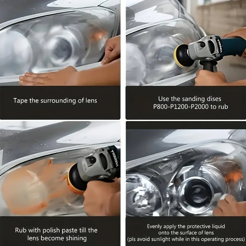 ClearGlow Car Headlight Renewal Kit