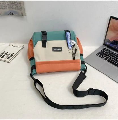 Stylish Nylon Crossbody Satchel