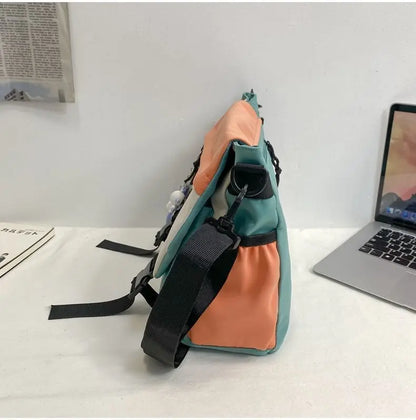 Stylish Nylon Crossbody Satchel