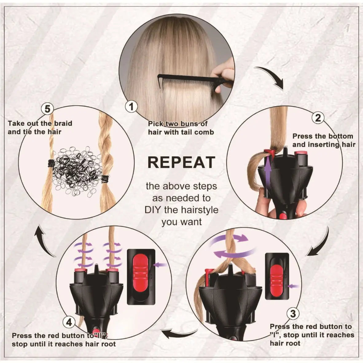 EasyTwist Hair Braider