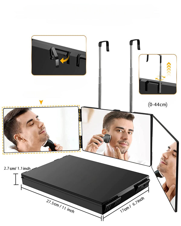 ProFold Trifold Travel Grooming Mirror