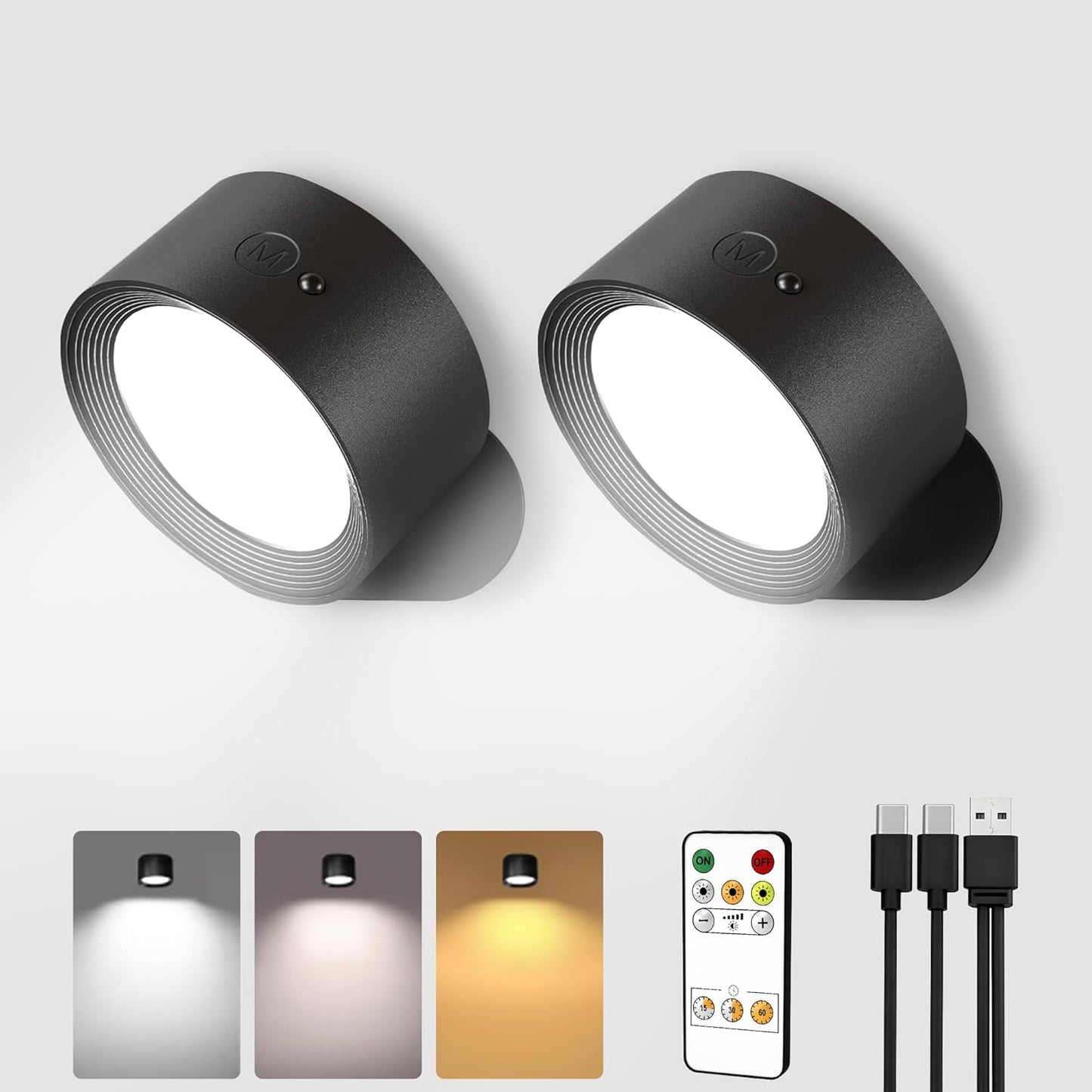 Lámpara de Pared Recargable Magnética