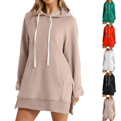 Sudadera con capucha acogedora de otoño para mujer