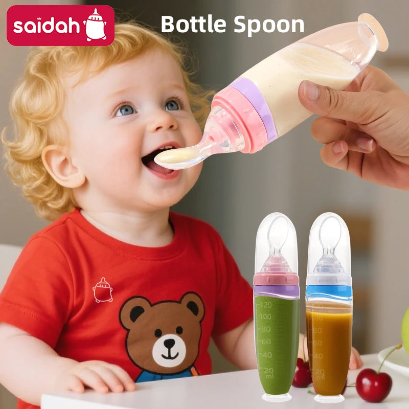 Silicone Baby Squeeze Feeder