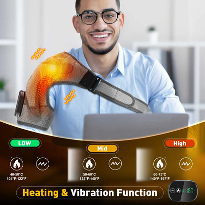 3-in-1 Heat + Massage Relief for Shoulders, Knees, and Elbows