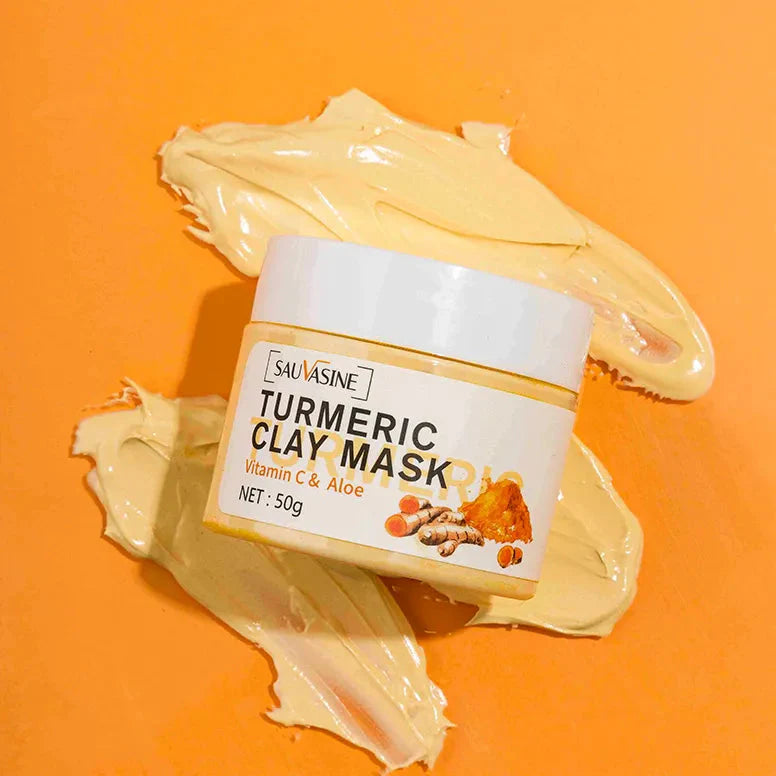 Mascarilla facial de cúrcuma y vitamina C