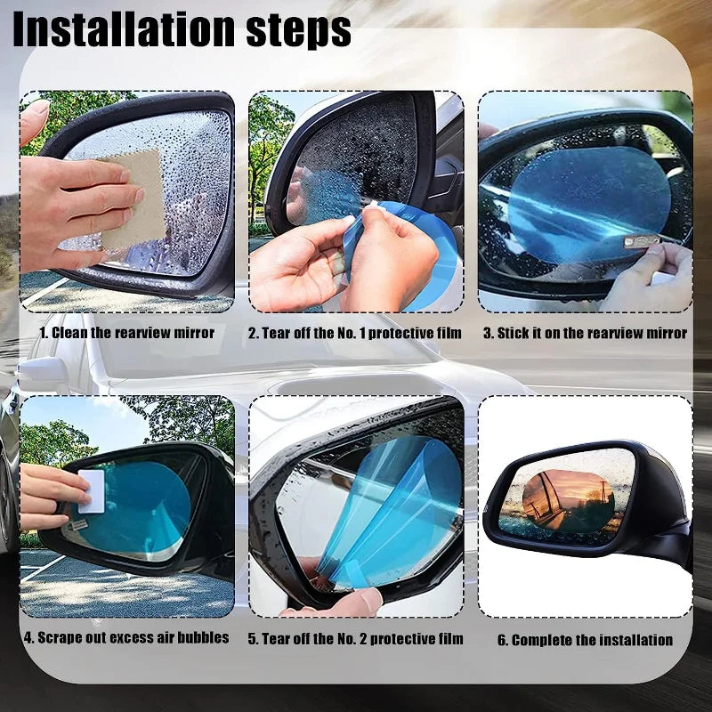 ClearView Rainproof Mirror Film