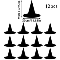 Decoración flotante de sombrero de bruja